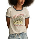 ラッキーブランド レディース カットソー トップス Women's Le Citron Cotton Classic Ringer T-Shirt Tofu