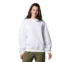 コロンビア レディース カットソー トップス Women's Aldermore Crewneck Long-Sleeve Sweatshirt White
