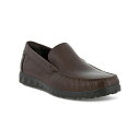 エコー メンズ スリッポン・ローファー シューズ Men's S Lite Classic Slip-On Moccasin Cocoa Brown