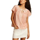 ラッキーブランド レディース カットソー トップス Short Sleeve Peasant Blouse Blush(4)
