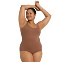 カペジオ レディース カットソー トップス Women's Camisole Leotard w/ BraTek Brown