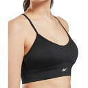 リーボック レディース カットソー トップス Women's ID Train Tri-Back Mid-Impact Sports Bra Black