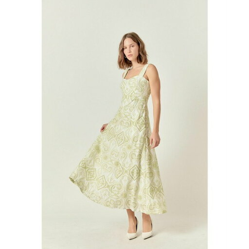 エンドレスローズ レディース ワンピース トップス Women's Eyelet Maxi Dress Pistachio エンドレスローズ レディース ワンピース トップス Women's Eyelet Maxi Dress Pistachio