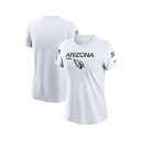 ナイキ レディース カットソー トップス Women's White Arizona Cardinals 2024 Salute To Service Lege...