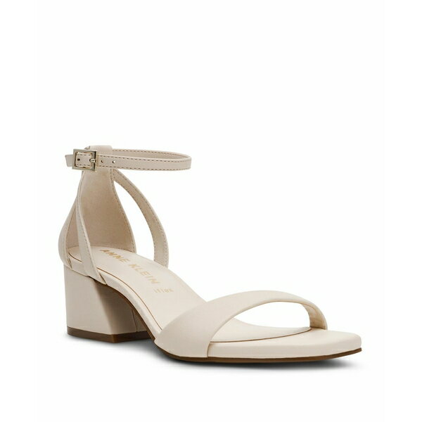 楽天astyアンクライン レディース サンダル シューズ Women's Mia Ankle Strap Block Heel Dress Sandals Bone