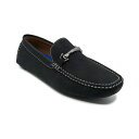 アカデミクス メンズ スリッポン・ローファー シューズ Men's Weston Slip On Buckle Loafers Black