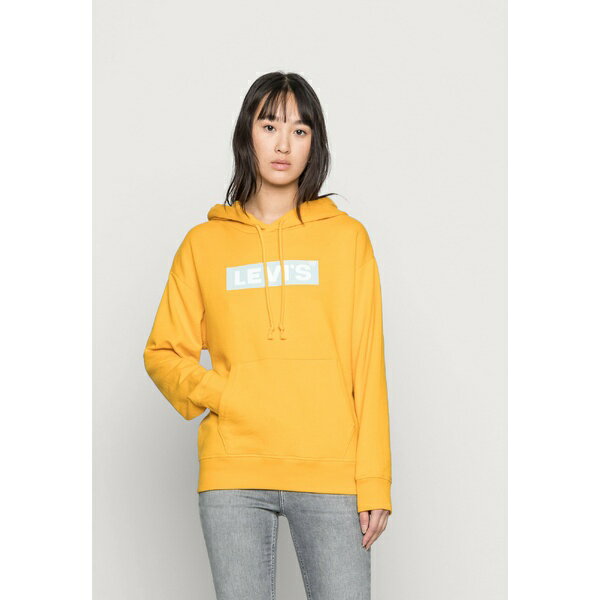 リーバイス レディース パーカー・スウェットシャツ アウター GRAPHIC STANDARD - Sweatshirt - hoodie seasonal box tab old gold