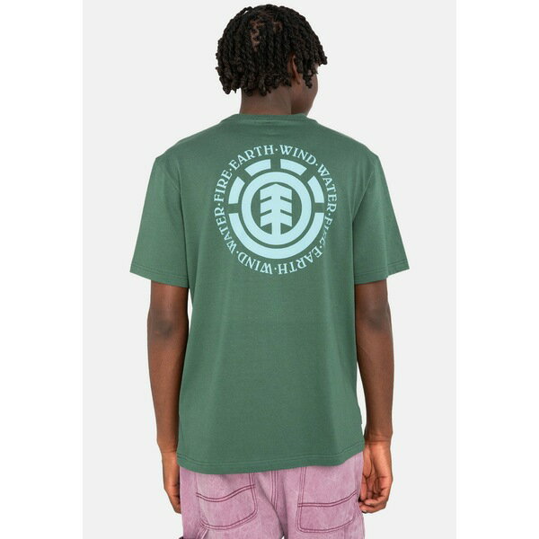 エレメント メンズ Tシャツ トップス SEAL - Print T-shirt - dark green