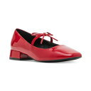 マッデンガール レディース サンダル シューズ Egret Block-Heel Mary-Jane Bow Ballet Flats Red Patent(4)