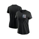 ナイキ レディース カットソー トップス Women's Black Las Vegas Raiders 2023 NFL Crucial Catch Sideline Tri-Blend T-shirt Black
