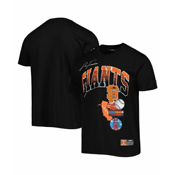 プロスタンダード メンズ シャツ トップス Men's Black San Francisco Giants Hometown T-shirt Black
