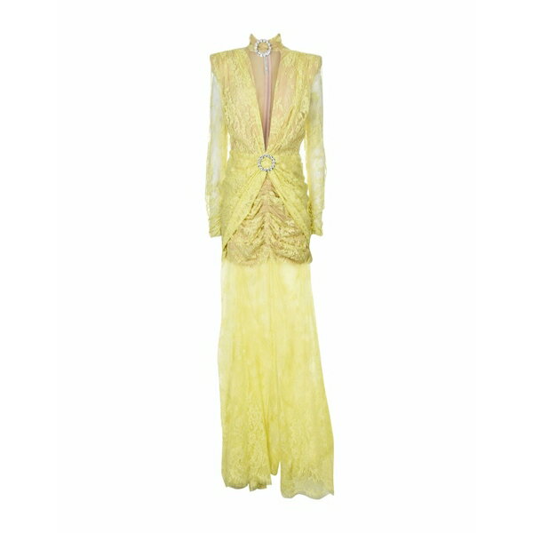 【送料無料】 アレッサンドラ・リッチ レディース ワンピース トップス Maxi dresses Yellow