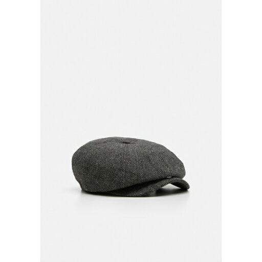 ブリクストン レディース 帽子 アクセサリー BROOD SNAP UNISEX - Beanie - grey/black ブリクストン レディース 帽子 アクセサリー BROOD SNAP UNISEX - Beanie - grey/black