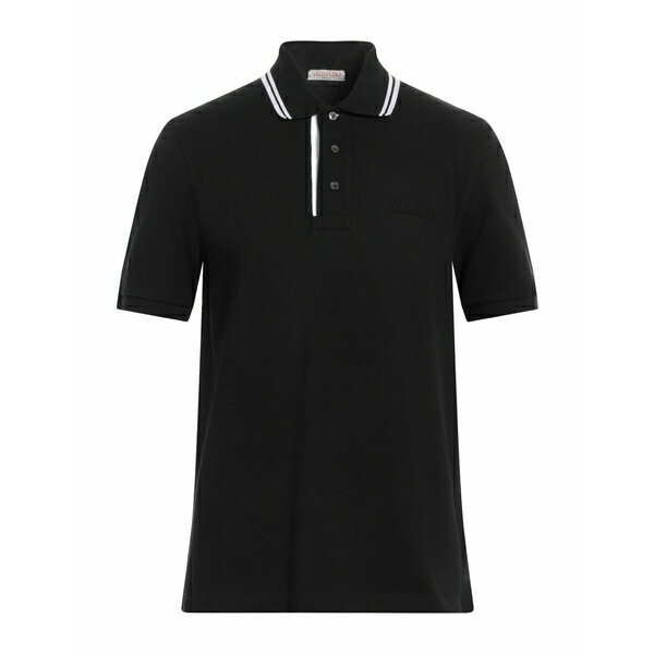 【送料無料】 ヴァレンティノ ガラヴァーニ メンズ ポロシャツ トップス Polo shirts Black