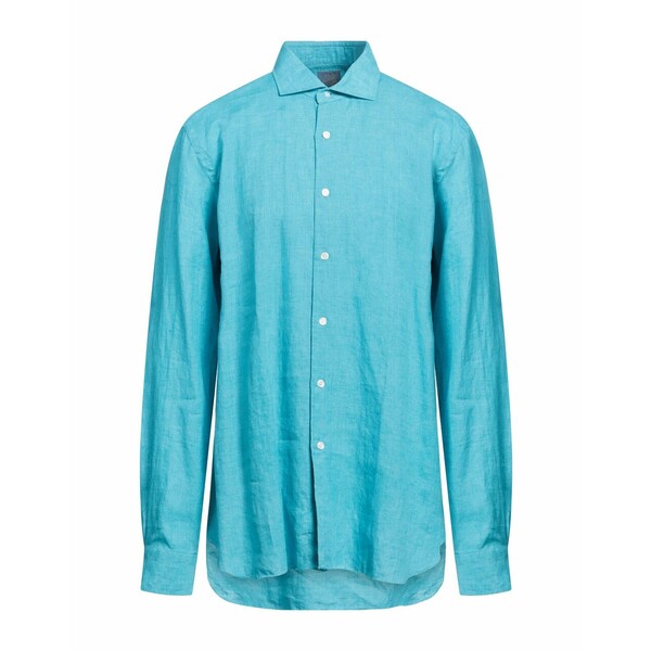 【送料無料】 バルバナポリ メンズ シャツ トップス Shirts Turquoise