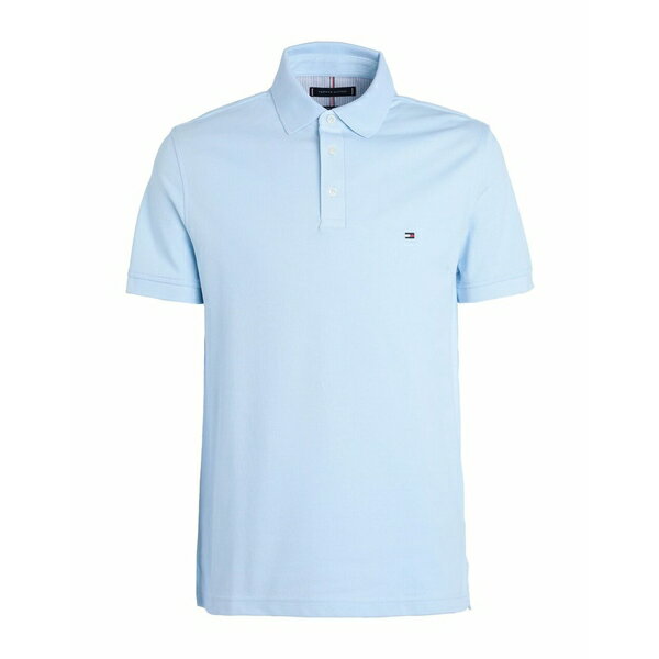 【送料無料】 トミー ヒルフィガー メンズ ポロシャツ トップス Polo shirts Sky blue