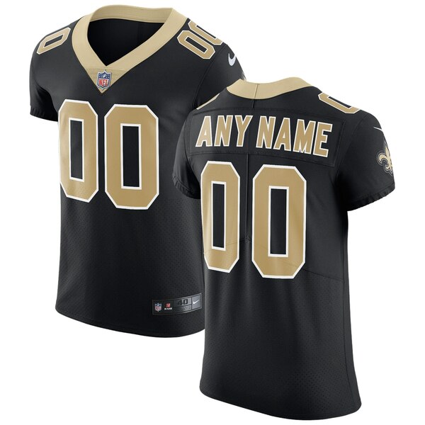 ʥ  ˥ե ȥåץ New Orleans Saints Nike Vapor Untouchable Custom Elite Jersey Black