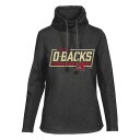 xEFA fB[X p[J[EXEFbgVc AE^[ Arizona Diamondbacks Levelwear Women's Loop Fleece Scuba Neck Pullover Hoodie Black