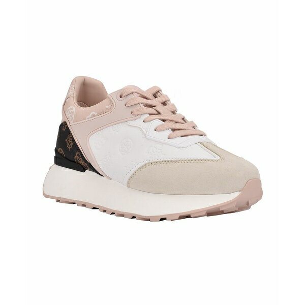 ゲス レディース スニーカー シューズ Women's Luchia Fashion Forward Chunky Bottom Sneakers White/..