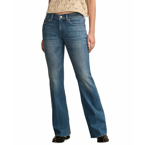 ラッキーブランド レディース デニムパンツ ボトムス Women's Mid-Rise Sweet Flare Jeans Electric Blue Wash