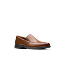 クラークス メンズ スリッポン・ローファー シューズ Men's Collection Cosgrove Free Leather Dress Loafer Dark Tan Leather(4)