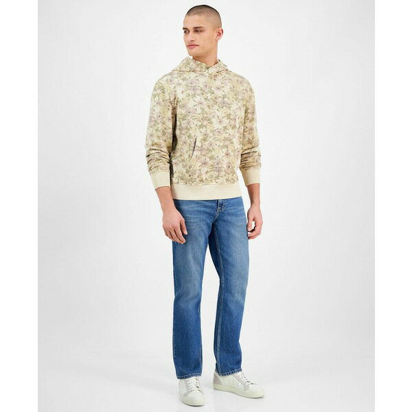 サンアンドプラスストーン メンズ パーカー・スウェットシャツ アウター Men's Floral Mash Hoodie, Exclusively at Macy's Neutral