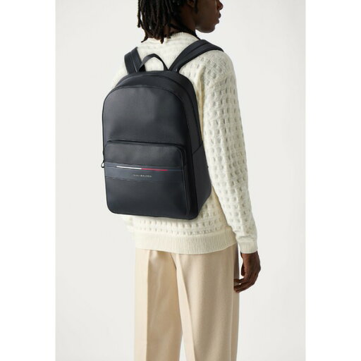 トミー ヒルフィガー メンズ バックパック・リュックサック バッグ FOUNDATION BACKPACK - Rucksack - black トミー ヒルフィガー メンズ バックパック・リュックサック バッグ FOUNDATION BACKPACK - Rucksack - black