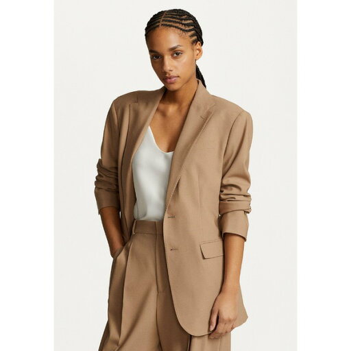 ラルフローレン レディース ジャケット&ブルゾン アウター Blazer - camel ラルフローレン レディース ジャケット&ブルゾン アウター Blazer - camel