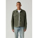 リーバイス メンズ サンダル シューズ THE TRUCKER JACKET - Denim jacket - green rigid trucker