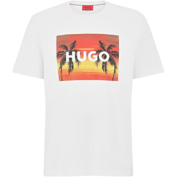 フューゴ メンズ Tシャツ トップス Hugo Dulive T-Shirts Mens