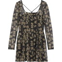 カルバンクライン レディース ワンピース トップス Flower Mesh Mini Dress