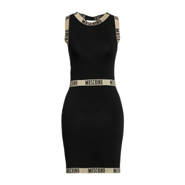 【送料無料】 モスキーノ レディース ワンピース トップス Mini dresses Black