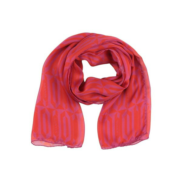 【送料無料】 ランバン レディース マフラー・ストール・スカーフ アクセサリー Scarves Red