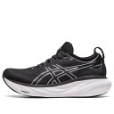 ASICS アシックス レディース スニーカー 【(WMNS) ASICS Gel-Nimbus 25 Wide 'Black Pure Silver' 1012B437-001】 サイズ US_8(25.0cm)