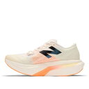 New Balance ニューバランス レディース スニーカー White/Angora /Hot Mango 【(WMNS) New Balance FuelCell SuperComp Elite v4 'White Angora Hot Mango' WRCELCW4】 サイズ US_8(25.0cm)