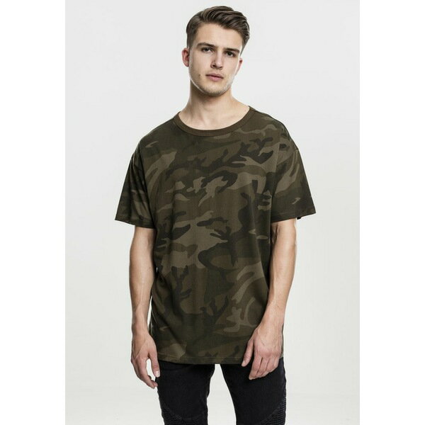 Х 饷å   塼 CAMO OVERSIZED - Print T-shirt - olive camo