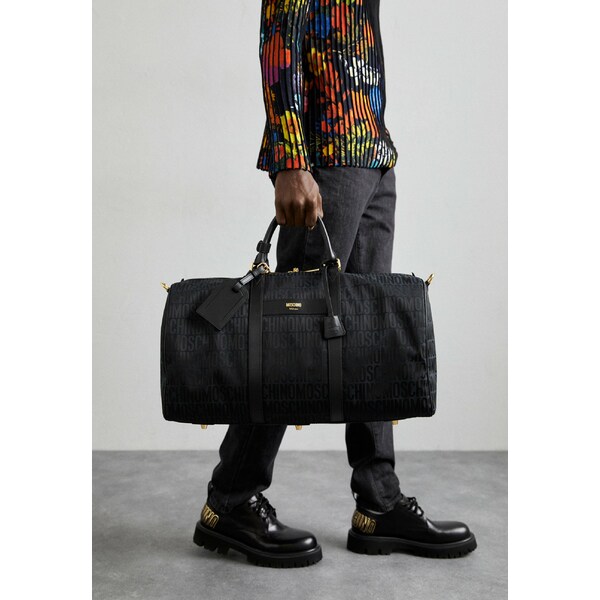 モスキーノ メンズ サンダル シューズ TRAVEL BAG UNISEX - Holdall - fantasy black