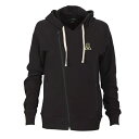 ビンテージアパレル レディース パーカー・スウェットシャツ アウター Appalachian State Mountaineers Women's Fleece Moto Jacket Black