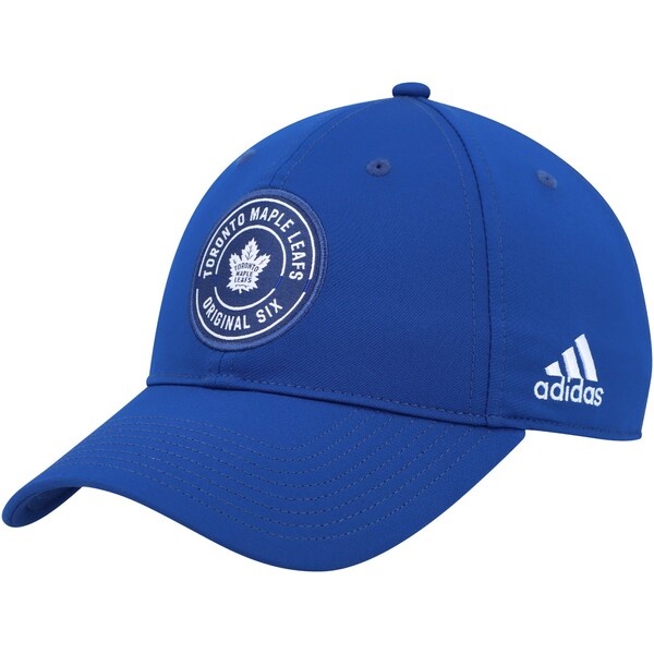 メンズ帽子, キャップ  Toronto Maple Leafs adidas Team Circle Slouch Adjustable Hat Blue