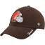 եƥ֥ ǥ ˹ ꡼ Cleveland Browns '47 Women's Miata Clean Up Primary Logo Adjustable Hat Brown