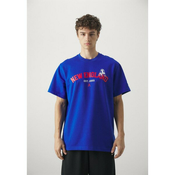 ナイキ メンズ Tシャツ トップス NFL NEW ENGLAND PATRIOTS OVERSIZE HEAVY TEE - Club wear - old royal