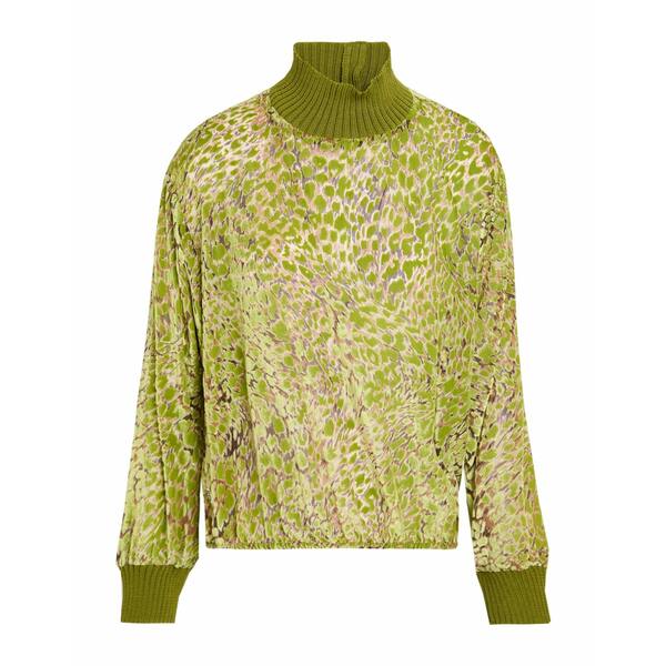 【送料無料】 ジジル レディース Tシャツ トップス Tops Green