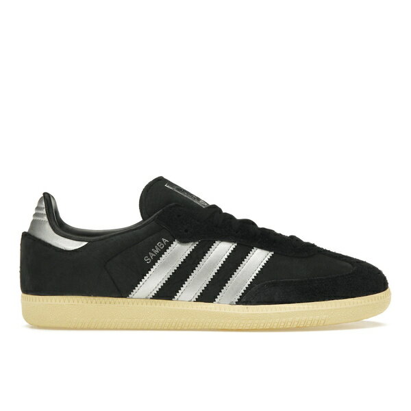adidas アディダス レディース スニーカー 【adidas Samba OG Black Matte Silver (Women's)】 サイズ US_W_11 Core Black/Matte Silver/Almost Yellow F22
