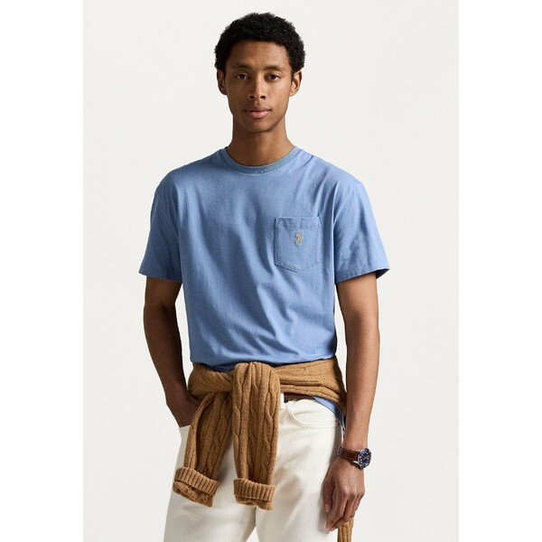 ラルフローレン メンズ Tシャツ トップス SHORT SLEEVE - Basic T-shirt - channel blue