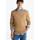 トミー ヒルフィガー メンズ サンダル シューズ ESSENTIAL CREW NECK - Jumper - safari canvas