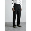 モスキーノ メンズ サンダル シューズ TAILORED TWIST - Trousers - black