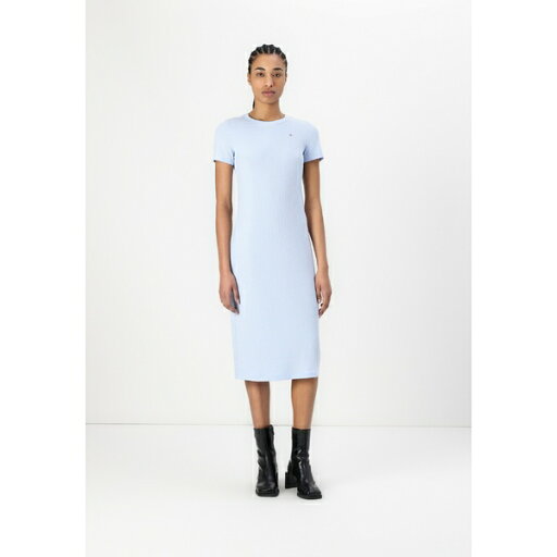 トミーヒルフィガー レディース ワンピース トップス Shirt dress - sweet blue トミーヒルフィガー レディース ワンピース トップス Shirt dress - sweet blue