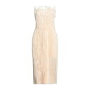 【送料無料】 エルマンノ シェルヴィーノ レディース ワンピース トップス Midi dresses Beige