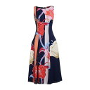 【送料無料】 エトロ レディース ワンピース トップス Midi dresses Navy blue