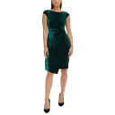 ヴィンスカムート レディース ワンピース トップス Women's Velvet Ruched Bodycon Dress Hunter